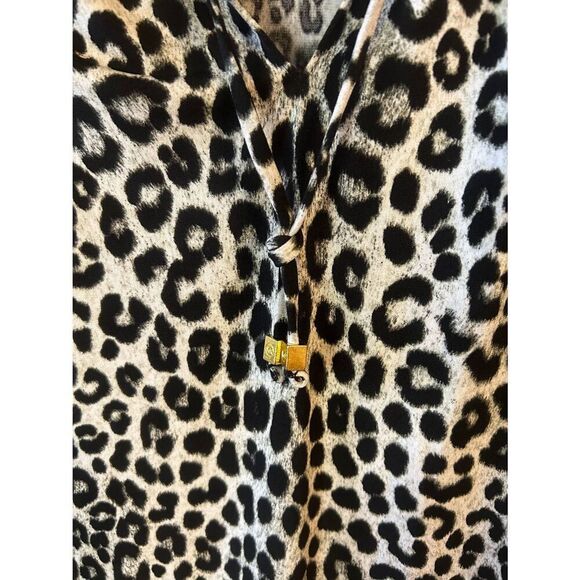 Michael Kors Leopard Print Sleeveless Pullover Blouse Size Medium (5243) - Picture 2 of 5